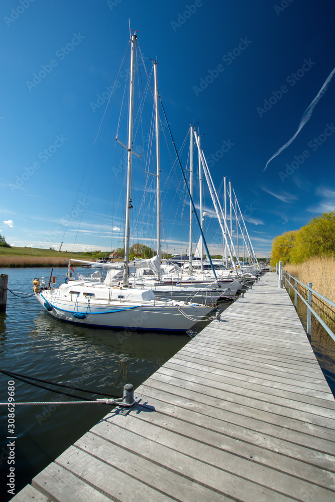 Fototapeta premium Hafen Seedorf, Insel Rügen