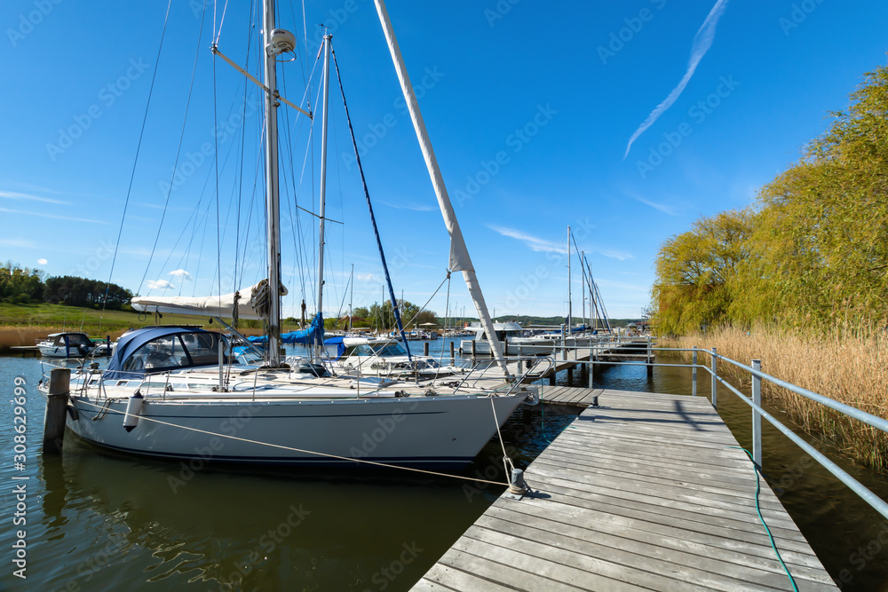 Fototapeta premium Hafen Seedorf, Insel Rügen