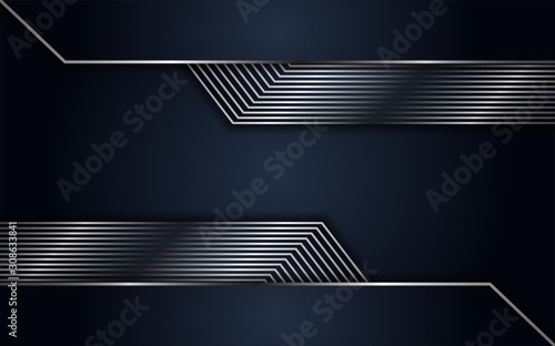 luxurious navy background metallic lines