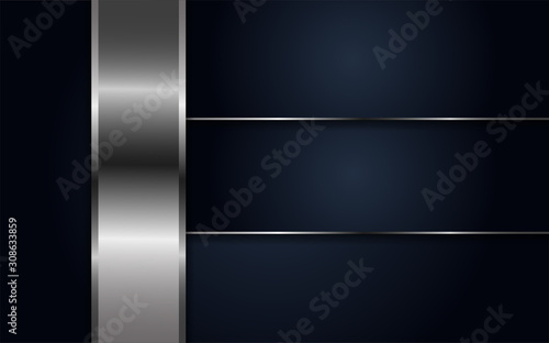 luxurious navy background metallic lines