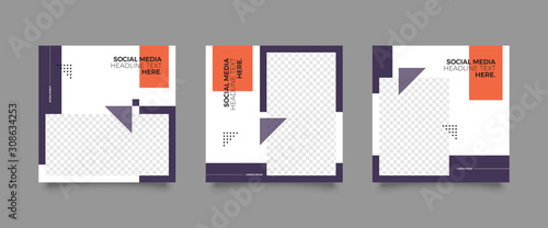 Editable simple corporate posts, square design ads for banners, Promotion bloggers, designers, shop owners, entrepreneurs and businesses. Social media template.	