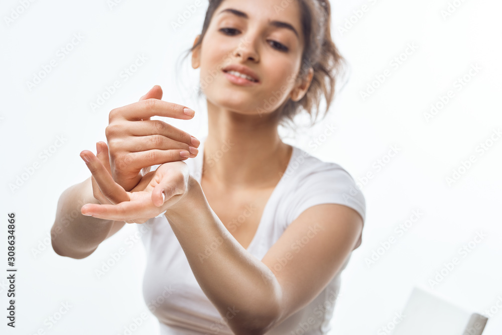 young woman with cup of coffee young woman with cup of coffee