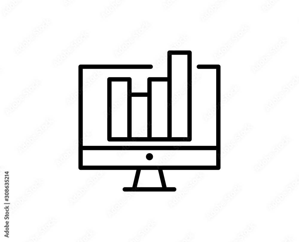 Diagram line icon Diagram line icon