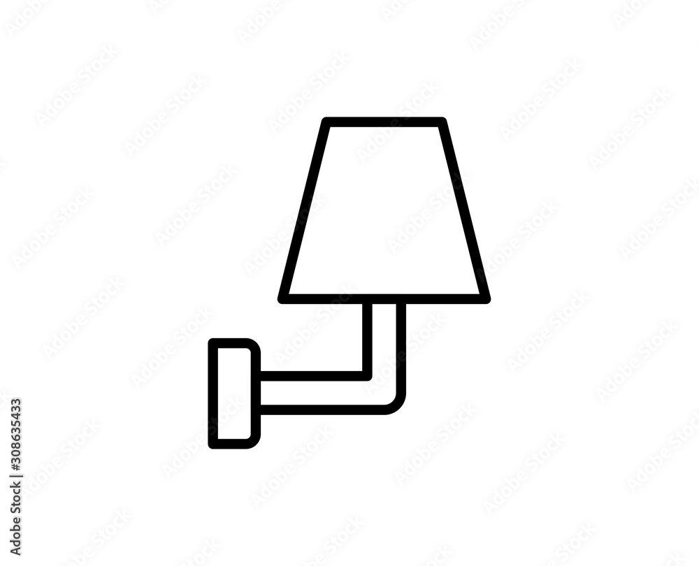 Chandelier line icon Chandelier line icon