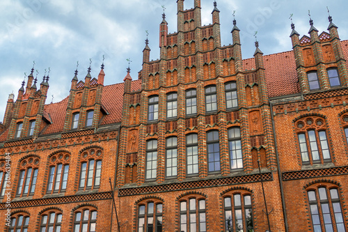 Evening view of old town hall in capital of lower saxony Hannover