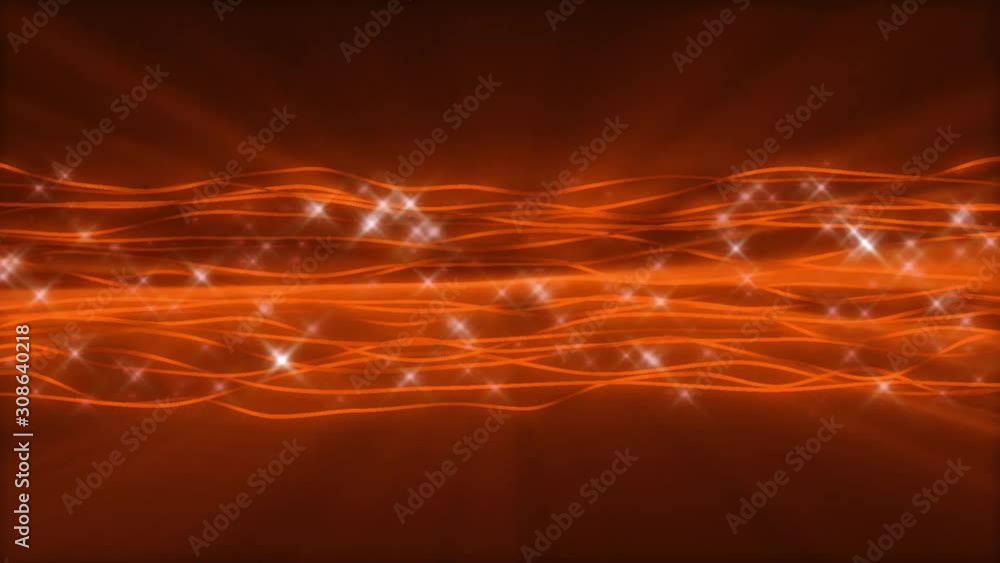 Abstract seamless background motion loop features a pattern of glowing ...