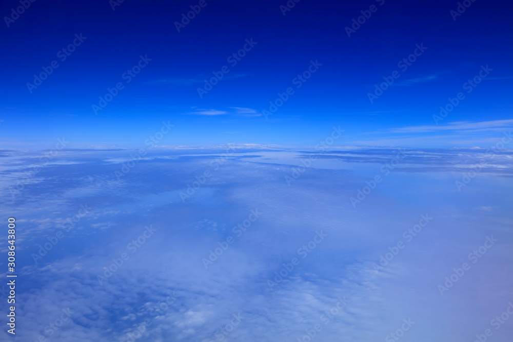 Fototapeta premium High altitude white clouds