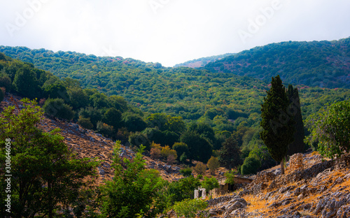 hills in the Bekaa valley in Lebanon photo