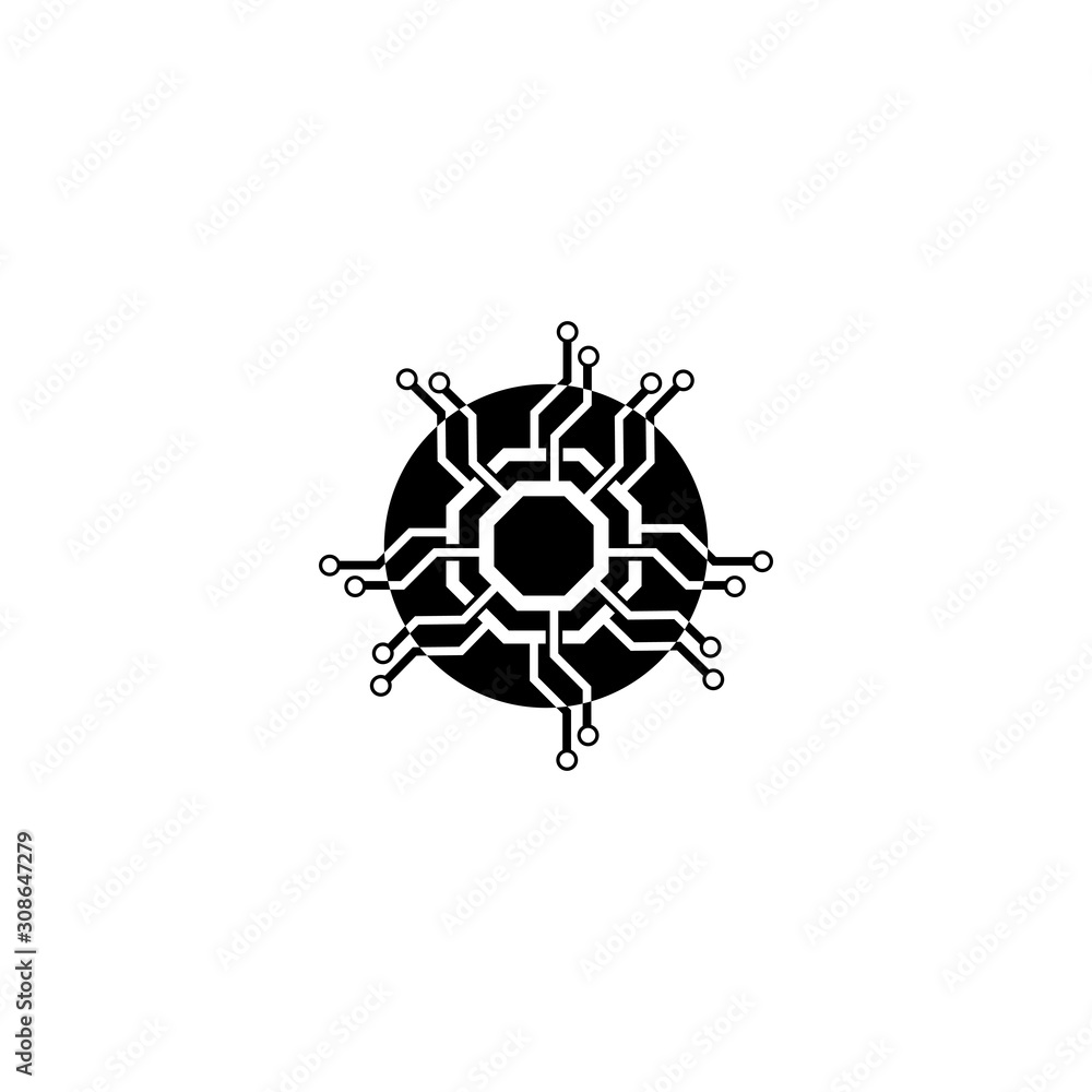 circuit logo technology vector template circuit logo technology vector template