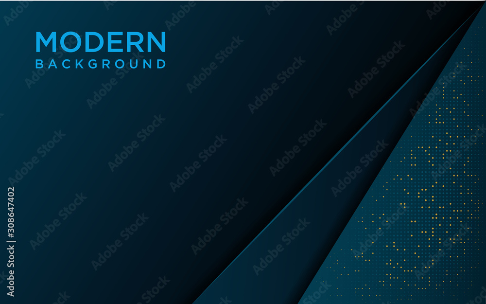 Dark abstract background with dark blue overlap layers Dark abstract background with dark blue overlap layers