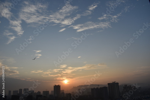 Sunrise in City photo