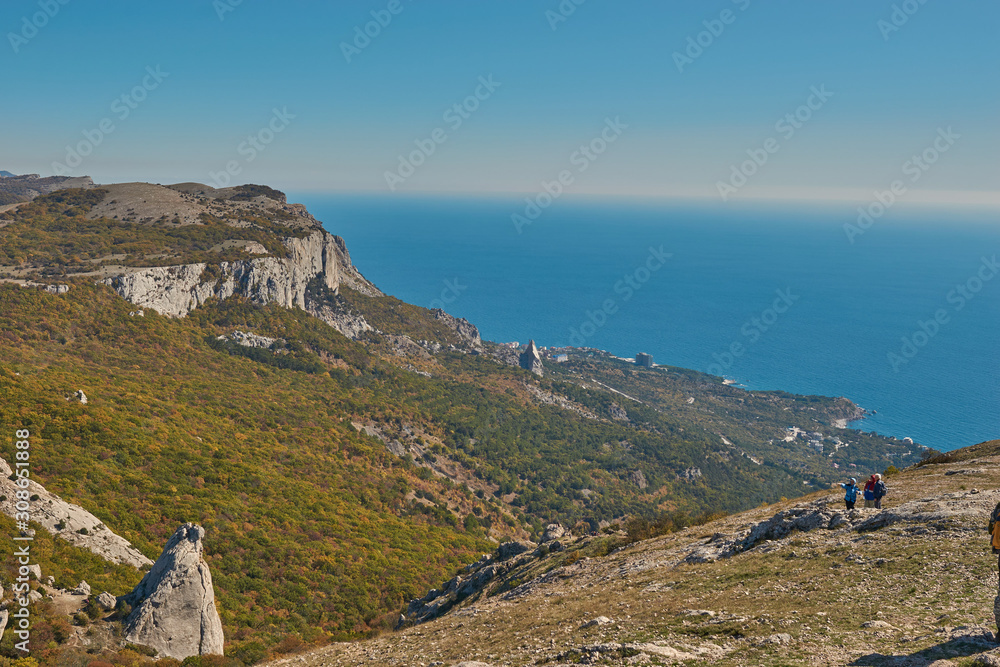Fototapeta premium Landscapes of a Crimean mountains