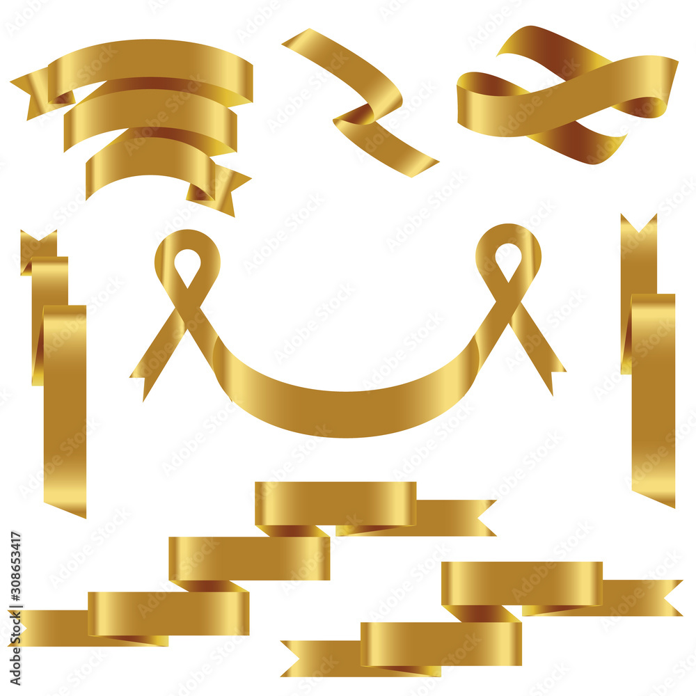 Gold award ribbons. On white #Sponsored , #advertisement, #Sponsored,  #Gold, #ribbons, #white, #award