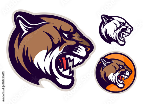 Cougar head emblem