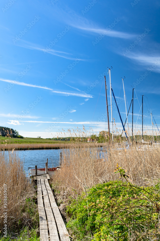 Fototapeta premium Hafen Seedorf, Insel Rügen
