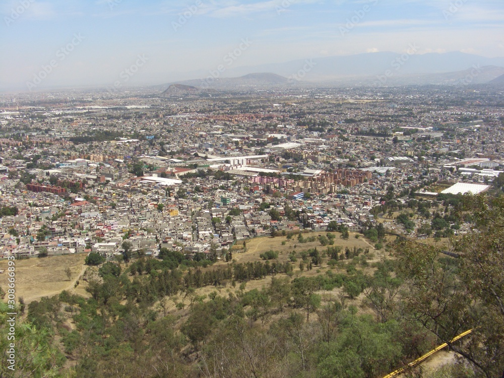 aerial view of the city of Mexico