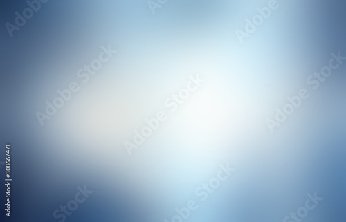 Blue dark smoke vignette empty background. Soft blur texture. Defocus illustration. photo