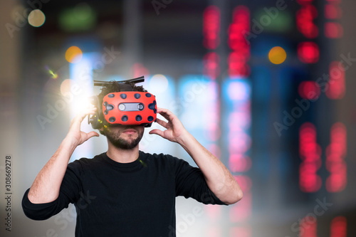 réalité virtuelle vr casque photo