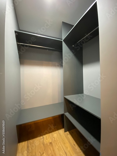 empty closet in the bedroom photo