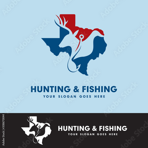 Texas Fishing and hunting logo