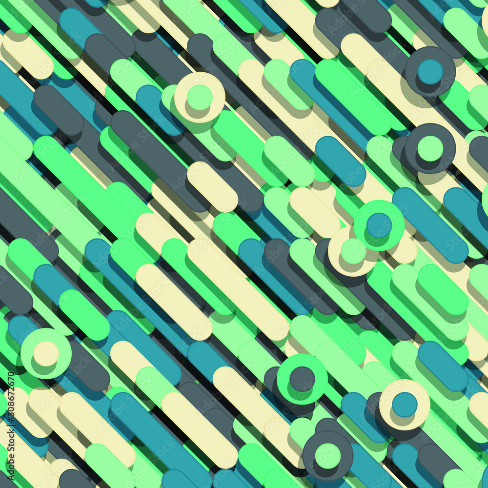 Color Abstract Lines and Circles Generative Art background illustration Color Abstract Lines and Circles Generative Art background illustration