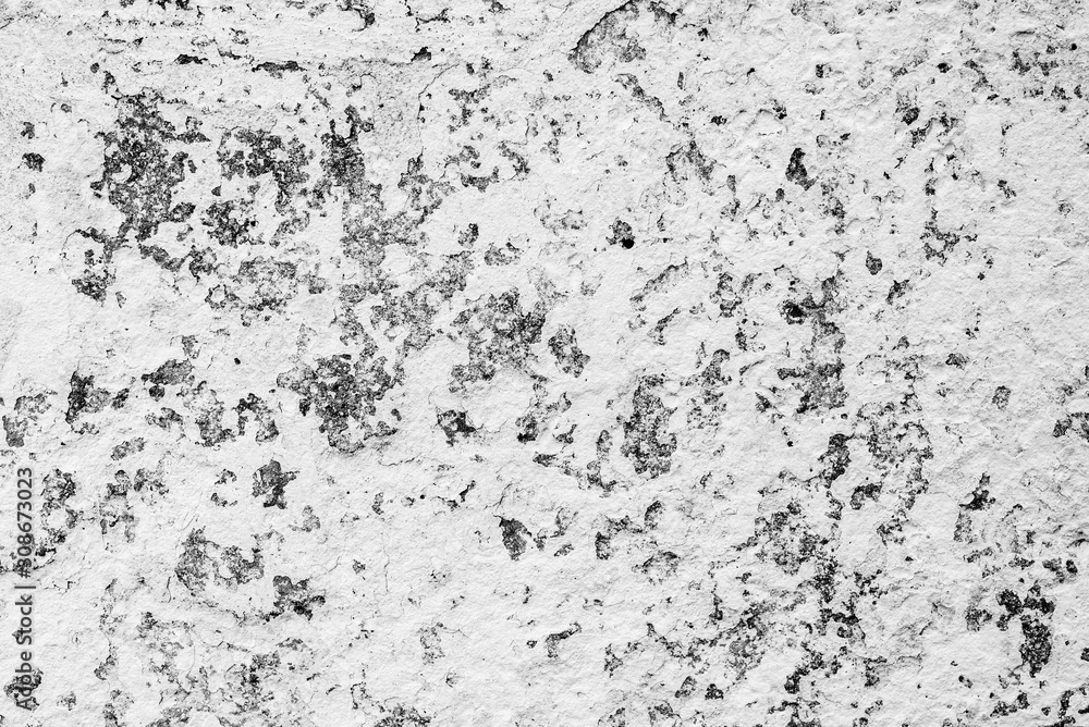 Obraz premium Texture of a concrete wall with cracks and scratches which can be used as a background