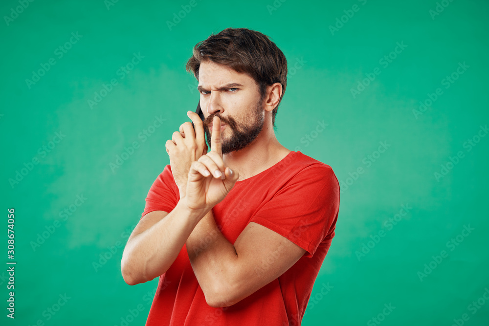 woman talking on mobile phone