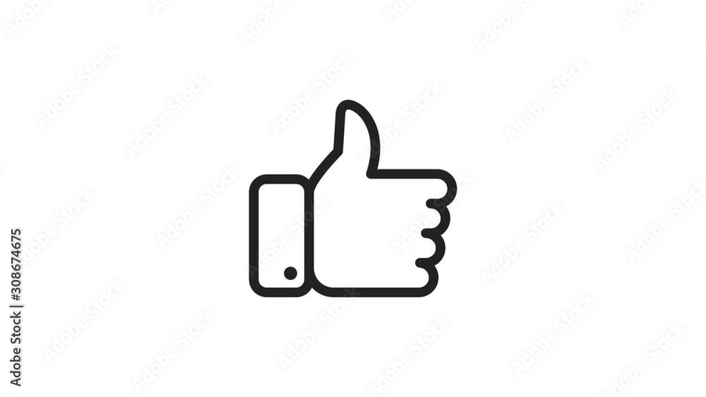 Like button. Loop animation. 4K resolution. Like button. Loop animation. 4K resolution.