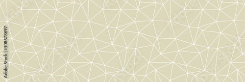 Geometric seamless pattern. White and olive green background