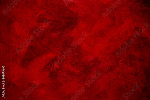 abstract dark red grunge stucco wall backdrop