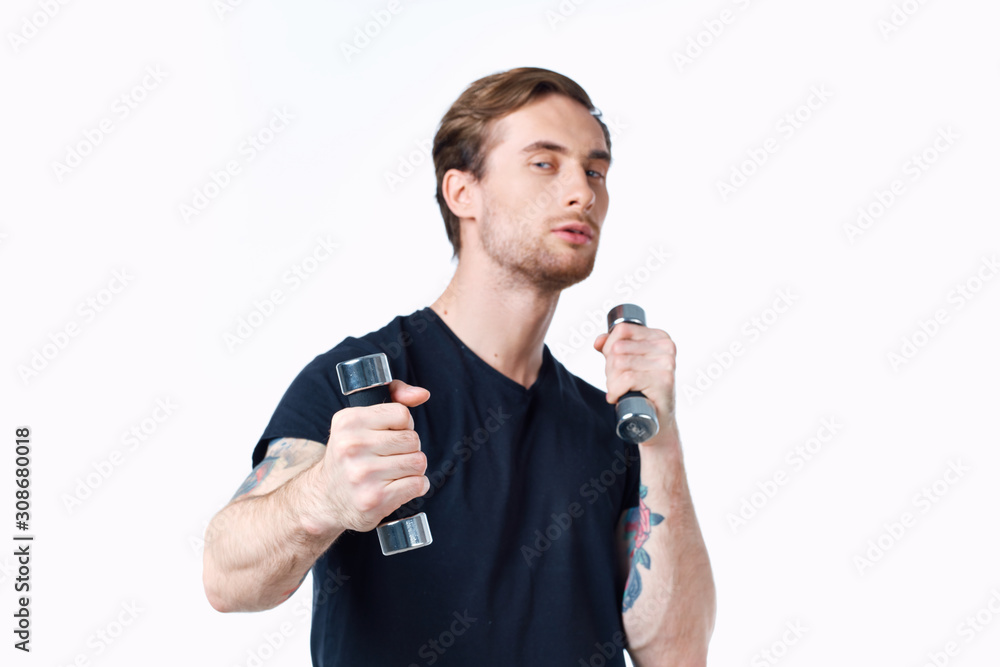 young man with mobile phone young man with mobile phone