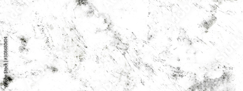 White and black marble texture background. Abstract marble texture, stone natural patterns for design art work.Long wide panoramic format.