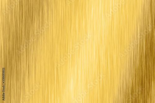 Yellow brushed texture.Abstract background with lines.