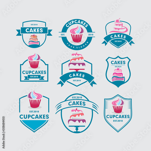 Cake Logo, Bakery Logo