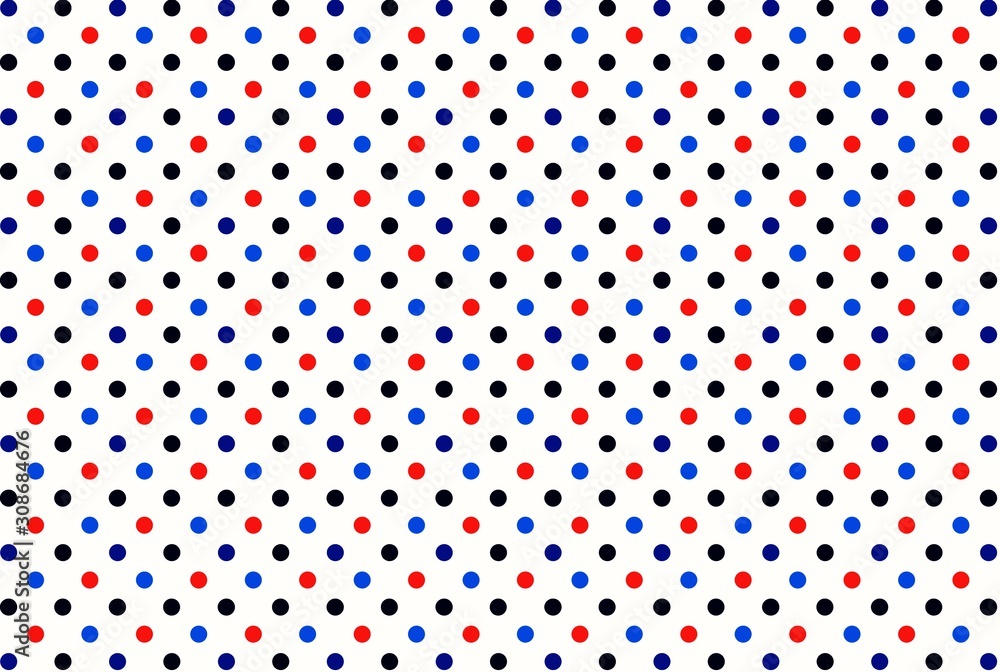 seamless polka dots pattern on white background seamless polka dots pattern on white background