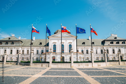 Grassalkovich Palace, residence of the president in Bratislava, Slovakia