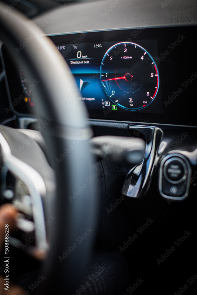 Car digital tachometer