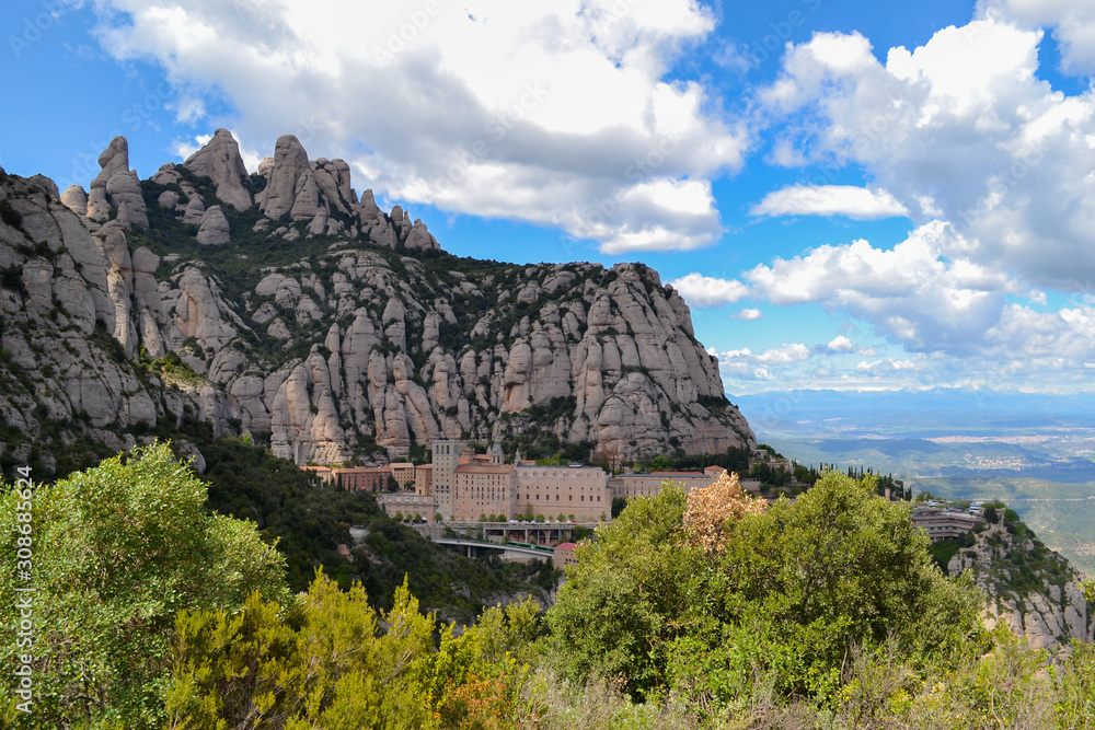 The Montserrat monastery in Spaine