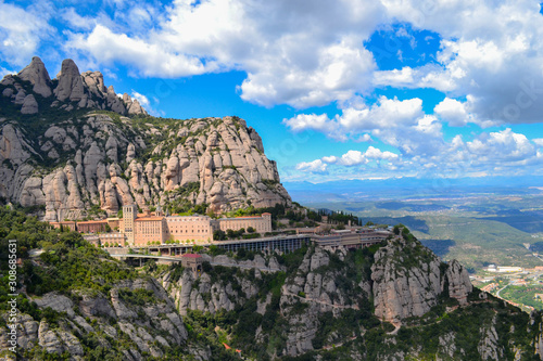 The Montserrat monastery in Spaine