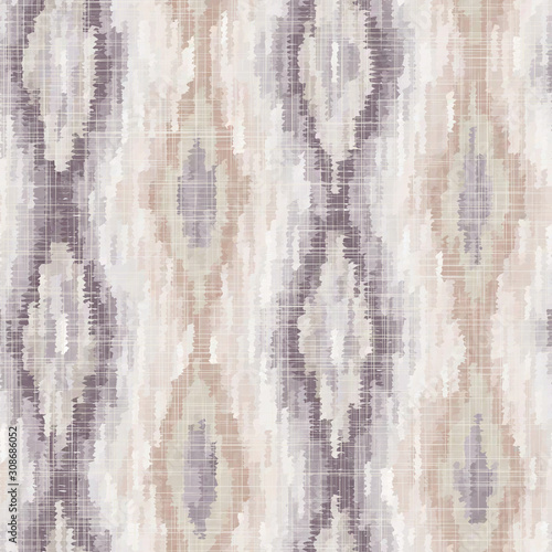 Diamond Geo Watercolor Wash Contemporary Painting with Paper Texture. Seamless Repeat Vector Pattern Swatch Tile.