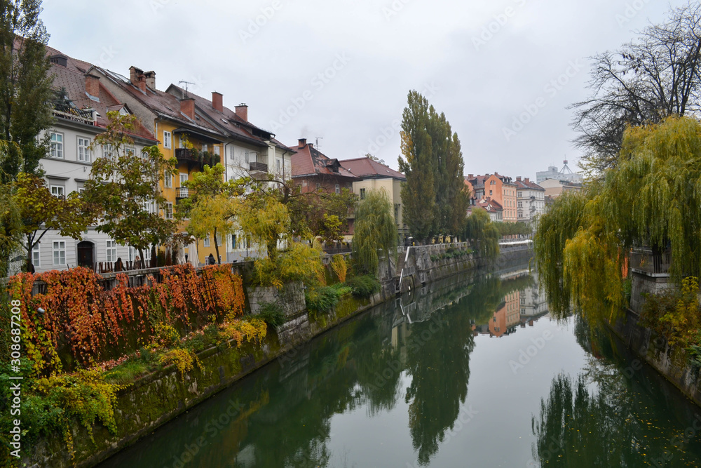 River in Ljubljana