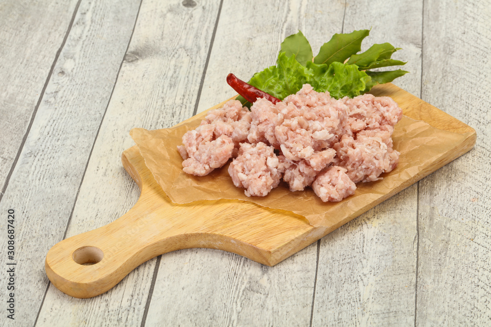 Homemade pork minced meat for cooking Homemade pork minced meat for cooking