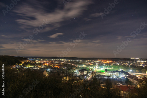 Panorama of the night city