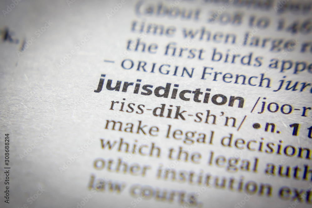 Word or phrase Jurisdiction in a dictionary.