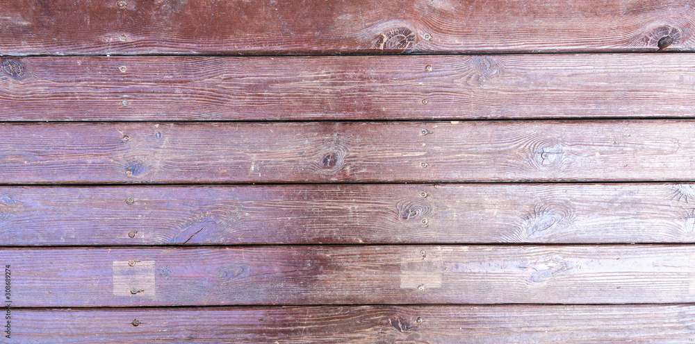 Empty old wood floor background material Empty old wood floor background material