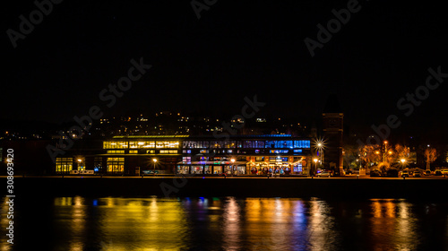 A restaurant by the river in Rouen