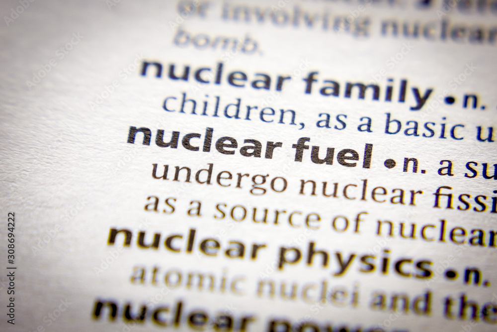 Word or phrase Nuclear fuel in a dictionary. Word or phrase Nuclear fuel in a dictionary.