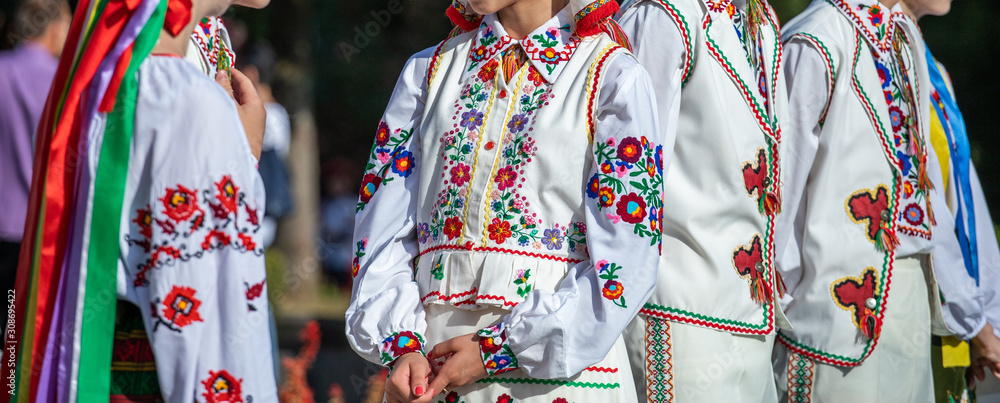 Ukrainian national clothing - embroideries