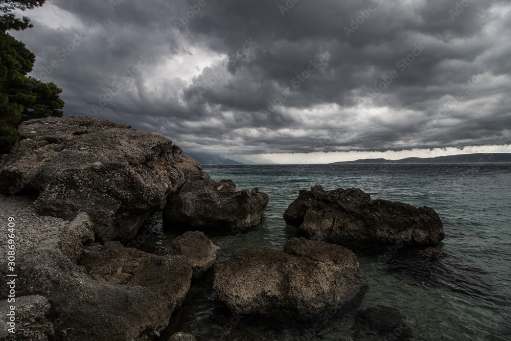 The storm is coming, Dalmatia, Croatia
