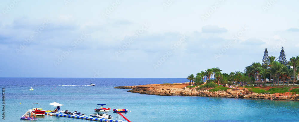 Fig Tree Beach in Protaras. One of the popular beaches in Europe.